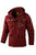 Mens Casual Hooded Windbreaker Waterproof Softshell Winter Jacket Coat