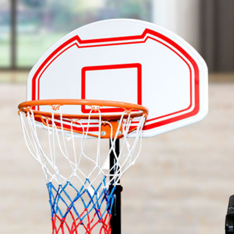 Outdoor Mobile Basketball Stand Adjustable Hoop for Kids and Teens