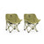 Folding Carbon Steel Camping Chair - Adult & Kids Sizes