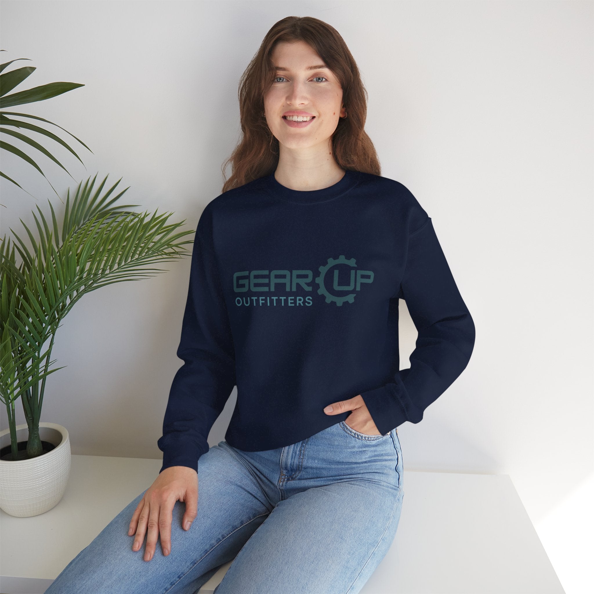 Gear Up Outfitters Crewneck Sweatshirt - Logo Graphic Pullover