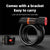Bike Lock 5 Digit Combination Cable Lock with LED