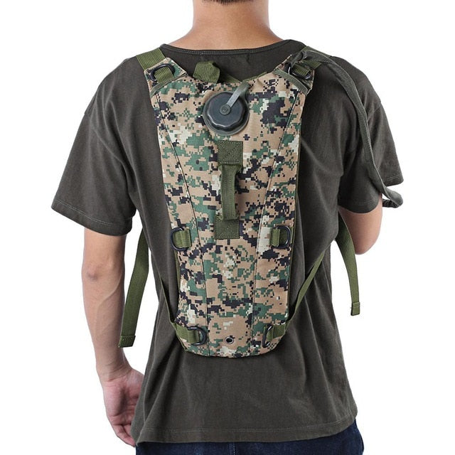 3L Tactical Hydration Backpack Molle Water Bladder Camelback System