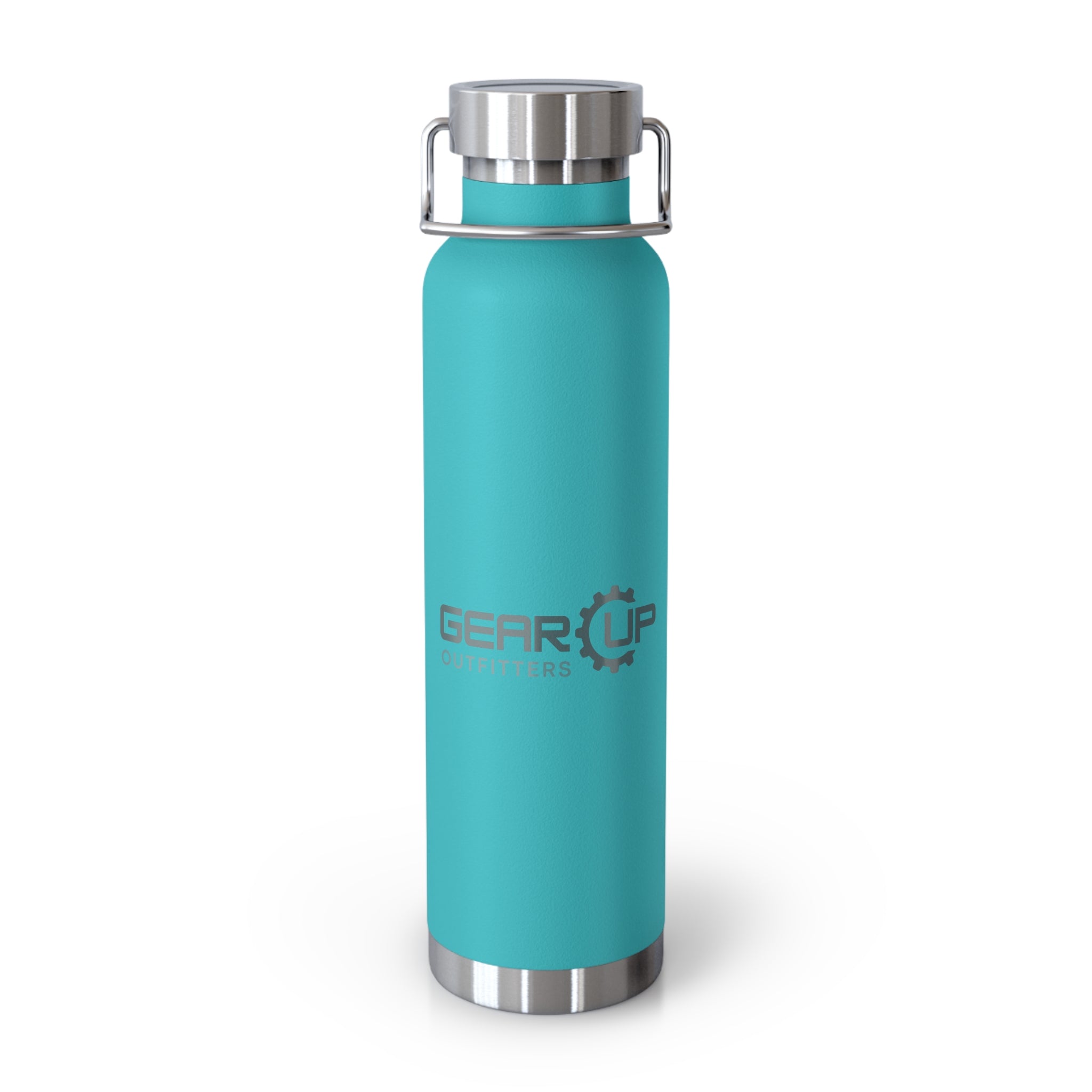 Gear Up Outfitters 22oz Copper Vacuum Insulated Water Bottle — Stainless Lid, Keeps Drinks Hot & Cold
