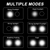 2PCS LED Bike Light Set USB Rechargeable Front Rear