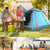 4-5 Person Camping Tent Outdoor Foldable Waterproof Tent