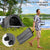 2-Person Outdoor Camping Tent with External Cover-Gray