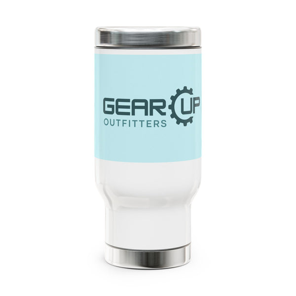 Gear Up Outfitters 14oz Stainless Steel Travel Mug with Handle - Insulated Coffee Tumbler