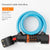 Bike Lock 5 Digit Combination Cable Lock with LED
