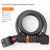 Bike Lock 5 Digit Combination Cable Lock with LED