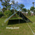 Ultralight Waterproof Tarp Tent Large Sun Shelter Outdoor Awning