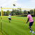 Portable Outdoor Volleyball Net Set Heavy Duty System Yellow