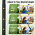 Portable Outdoor Volleyball Net Set Heavy Duty System Yellow