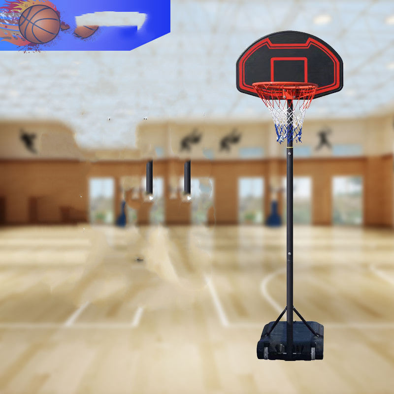 Outdoor Mobile Basketball Stand Adjustable Hoop for Kids and Teens