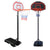 Outdoor Mobile Basketball Stand Adjustable Hoop for Kids and Teens