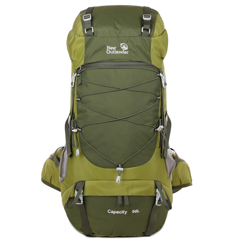 Outdoor Mountaineering Backpack Large Capacity Nylon Travel Hiking Bag