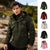 Mens Casual Hooded Windbreaker Waterproof Softshell Winter Jacket Coat