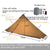 Rain-proof Single Rodless Camping Tent