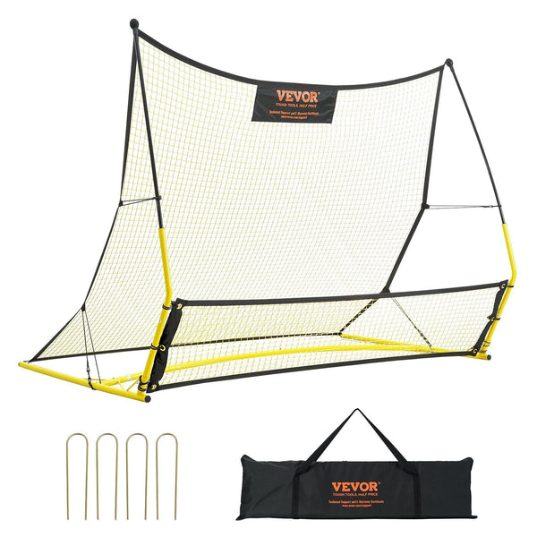 Portable Soccer Rebounder Net Trainer for Passing Shooting Practice