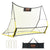 Portable Soccer Rebounder Net Trainer for Passing Shooting Practice