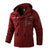 Mens Casual Hooded Windbreaker Waterproof Softshell Winter Jacket Coat