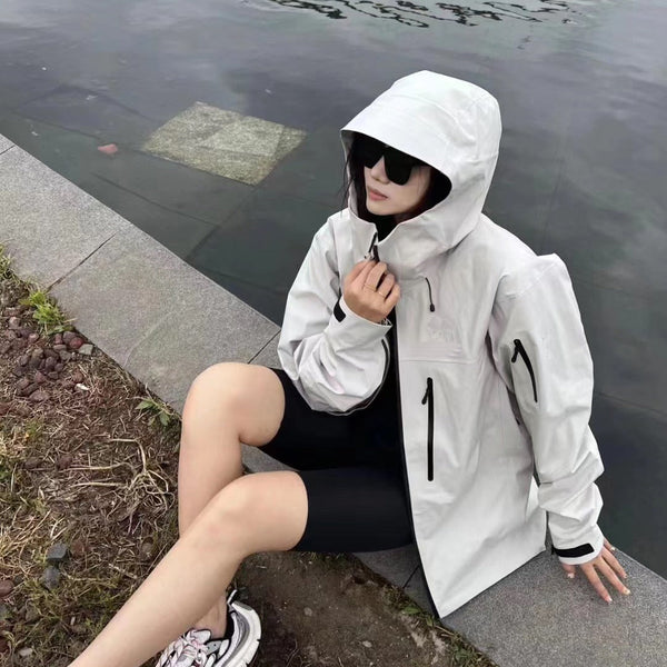 Womens Gore Tex Hard Shell Jacket Waterproof Windproof Mountaineering