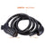 4 Feet 5 Digit Resettable Combination Coiling Bike Chain Lock