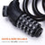 4 Feet 5 Digit Resettable Combination Coiling Bike Chain Lock