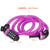 4 Feet 5 Digit Resettable Combination Coiling Bike Chain Lock