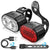 USB Rechargeable Bike Light Set Front Rear LED Waterproof