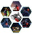 USB Rechargeable Bike Light Set Front Rear LED Waterproof