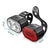 USB Rechargeable Bike Light Set Front Rear LED Waterproof