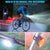 USB Rechargeable Bike Light Set Front Rear LED Waterproof