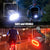 2PCS LED Bike Light Set USB Rechargeable Front Rear