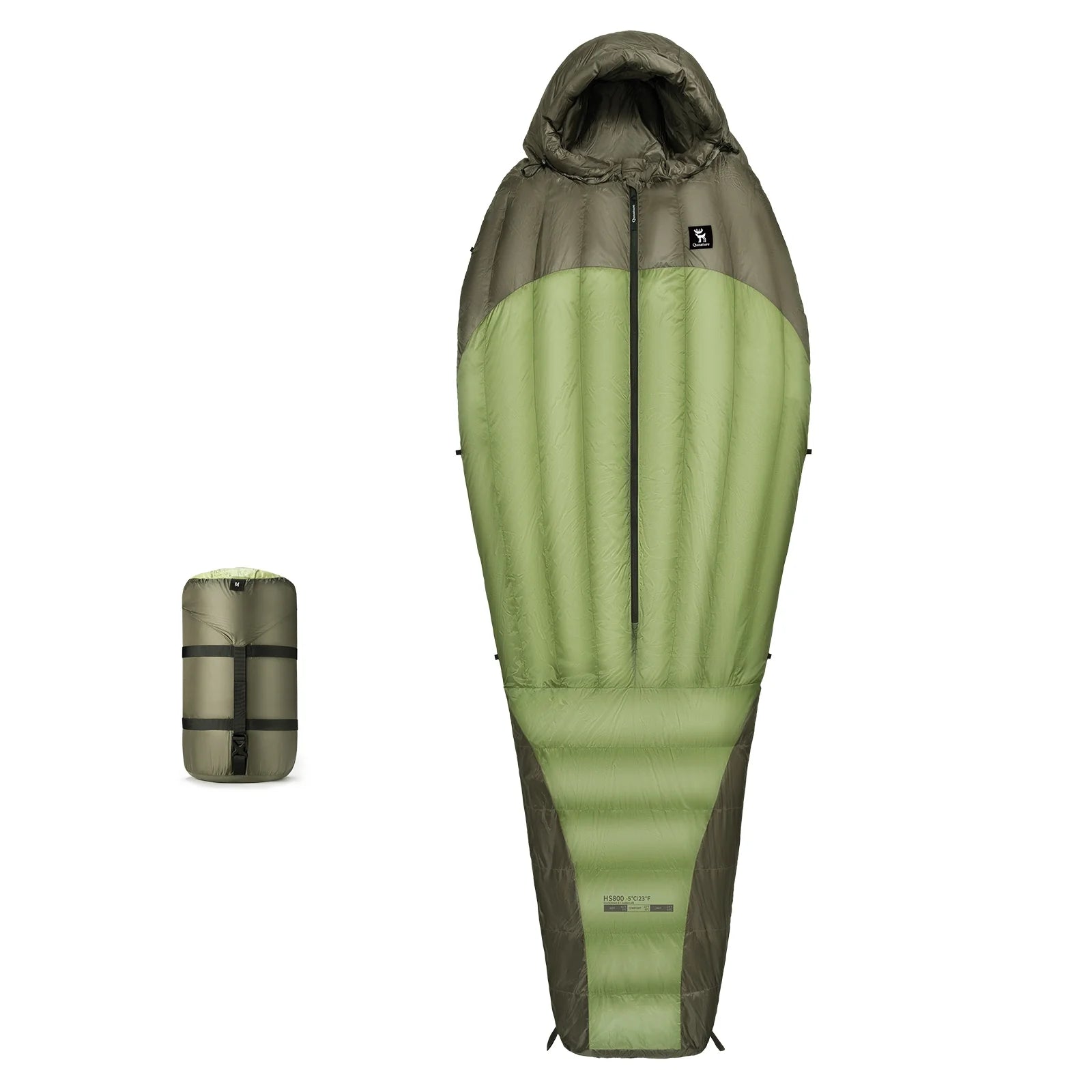 650 Fill Power Mummy Down Sleeping Bag Waterproof 23F