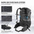 Large-capacity Hiking Backpack, Outdoor Lightweight & Waterproof Daypack, 30-35L